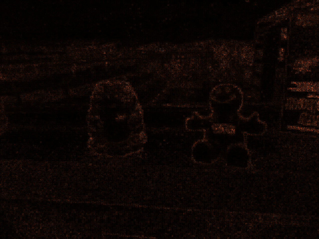 Error heatmap for the selected splat count.